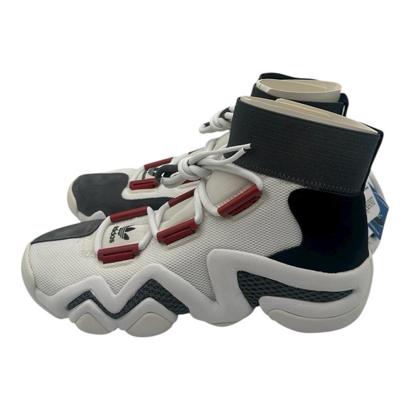 Adidas Crazy 8 AD Shoes Mens Sz 9 White Grey Red High‎ Top Sneakers AC7737 main image 11